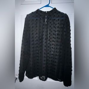 SHEIN. Black Blouse. Size XL